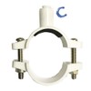 Drain Saddle Valve with 1/4" Quick Connect for Reverse Osmosis