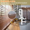 12 Pcs Valance Clips for Blinds, 1-7/8 Inch Hidden Channel