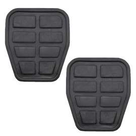 Papakesue 2Pcs 321721173 Rubber Brake Clutch Pedal Pad Cover, Pedal Pad Cover Compatible with VW Jetta Golf Mk2 Mk3 Passat B2 B3 B4 Polo Mk2 Mk3