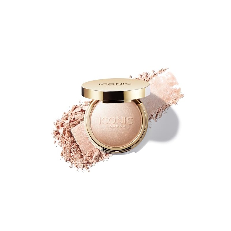 Lit and Luminous Baked Highlighter by Iconic London for Women