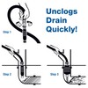Drain King 186 Unclogs Bathroom Sinks, Showers, and Swimming Pool