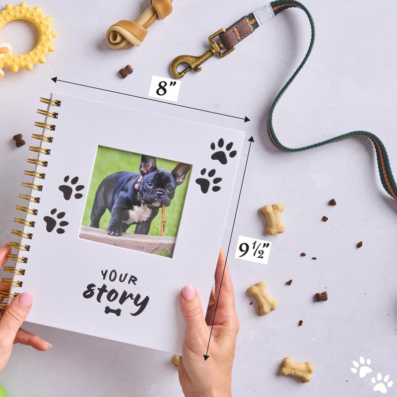 New Puppy Gift – Keepsake Dog Memory Book & Photo