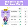 Ethisa 12 Pack Mermaid Plastic Bottles