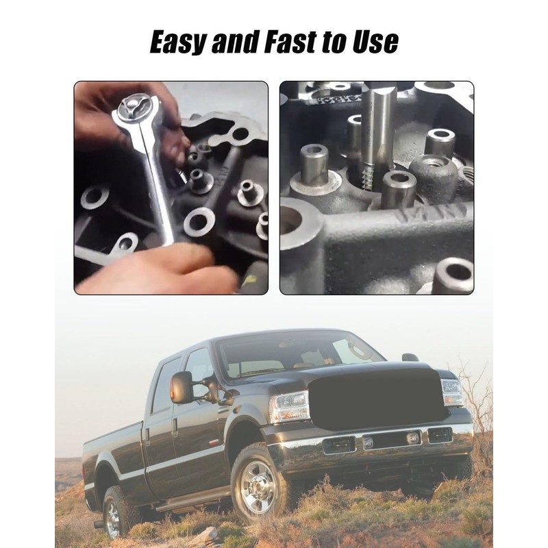 QLZOZB Fuel Injector Sleeve Cup Remove Install Tool Kit Fit