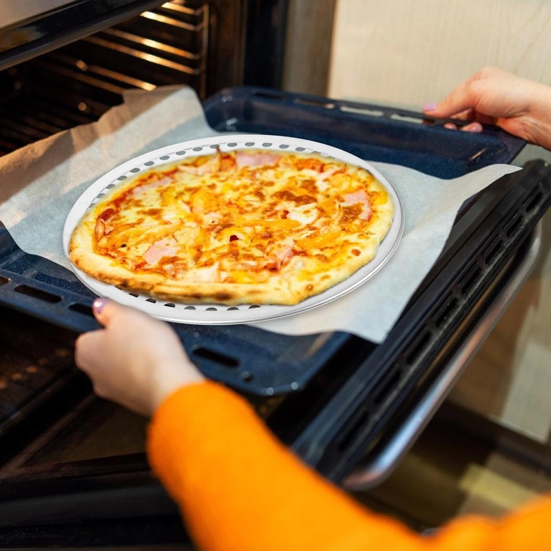 Zerodeko 6 inch Stainless Steel Pizza Tray - Pizza Baking