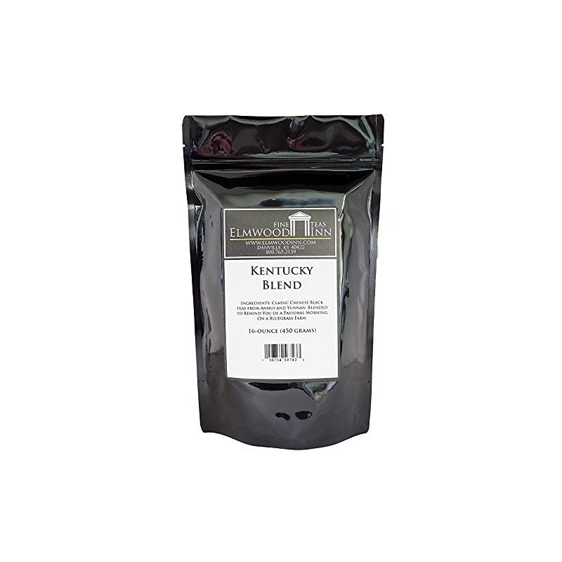 Elmwood Inn Fine Teas, Kentucky Blend Black Tea, 16-Ounce Pouch