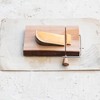 Creative Co-Op, Natural Wood and Metal Cheese Slicer with Bark