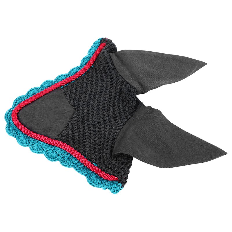 Horse Ear Net Bonnet Soft Comfortable Breathable Knitted Horse Fly