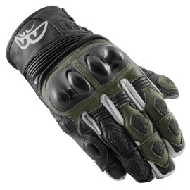 Berik Nador Motorcycle Gloves, Black/Green, XS