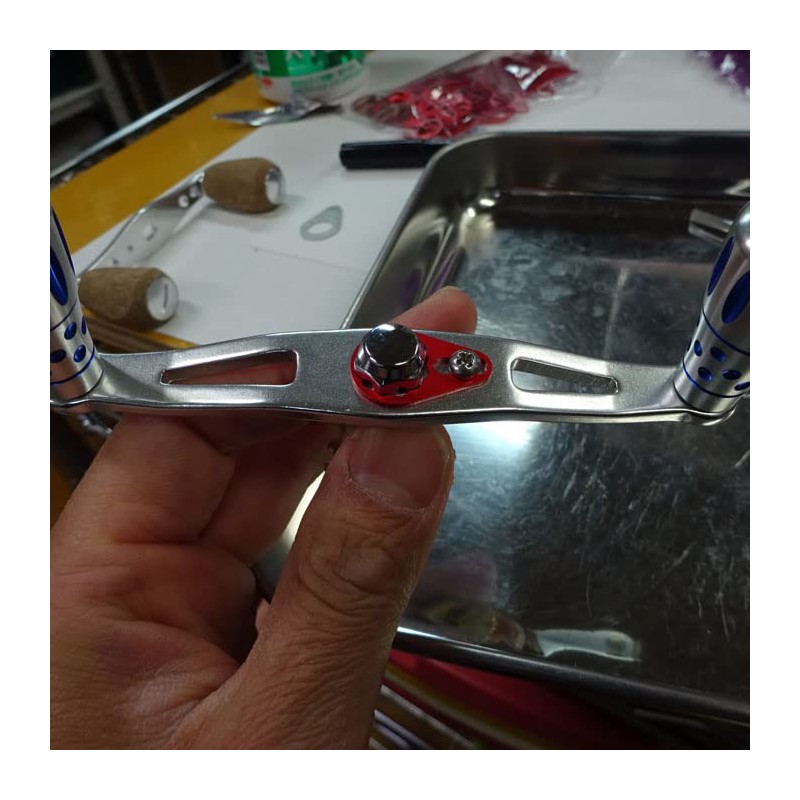 Multi Retainer Stainless Steel (Silver) M2.5 with M3.0 Screws, Ab/Daiwa/Shimano/External