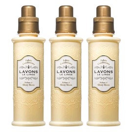 LAVONS 3 Pack Fabric Softener/Conditioner Liquid, Natural Shoe Deodorizer/Laundry Odor Eliminator for Baby& Kid, for Sensitive Skin, Japanese Clothing Wrinkle Remover 20.3Fl Oz/600mL Champaigne Moon