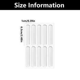 20 PCS Cupboard Door Stoppers, Door Slam Stopper, Door Silencer for Slamming, Door Bumper Pads, Furniture Bumper Strips, For Kitchen Drawer Cabinet Cupboard Picture Frame(Transparent)