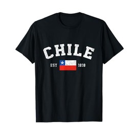 Chile Est. 1818 Chilean Flag Independence Day T-Shirt