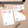 younikat Recipe Pad Set of 2 I 50 Recipe Sheets