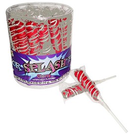 COLORSPLASH LOLLIPOPS Jar, 30 Pops, 12.69 oz, Red Cherry
