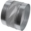 Vent Systems 8" Inch Flexible Vibration-Reducing Male Fit Duct Connector