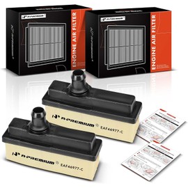 A-Premium Juego de 2 Filtros de Aire de Motor