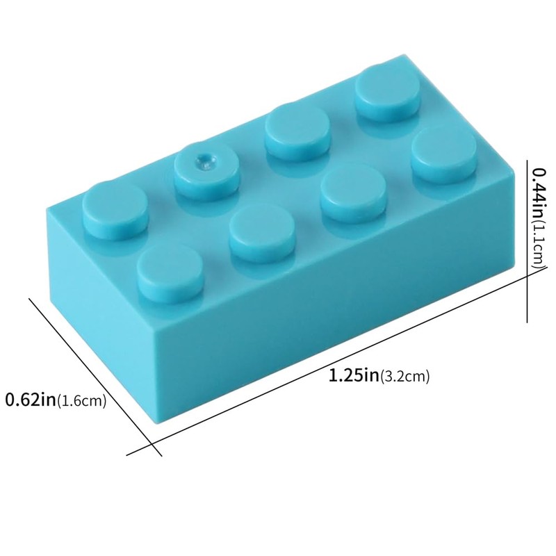 Feleph 2 x 4 Building Blocks, 320 Pieces, Classic Bricks