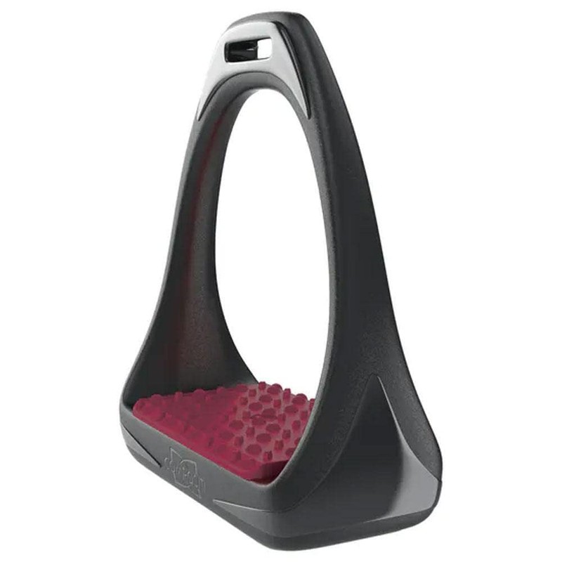 "COMPOSITI" REFLEX STIRRUPS HORSE EQUESTRIAN RIDING TACK [PURPLE] [ONE SIZE]