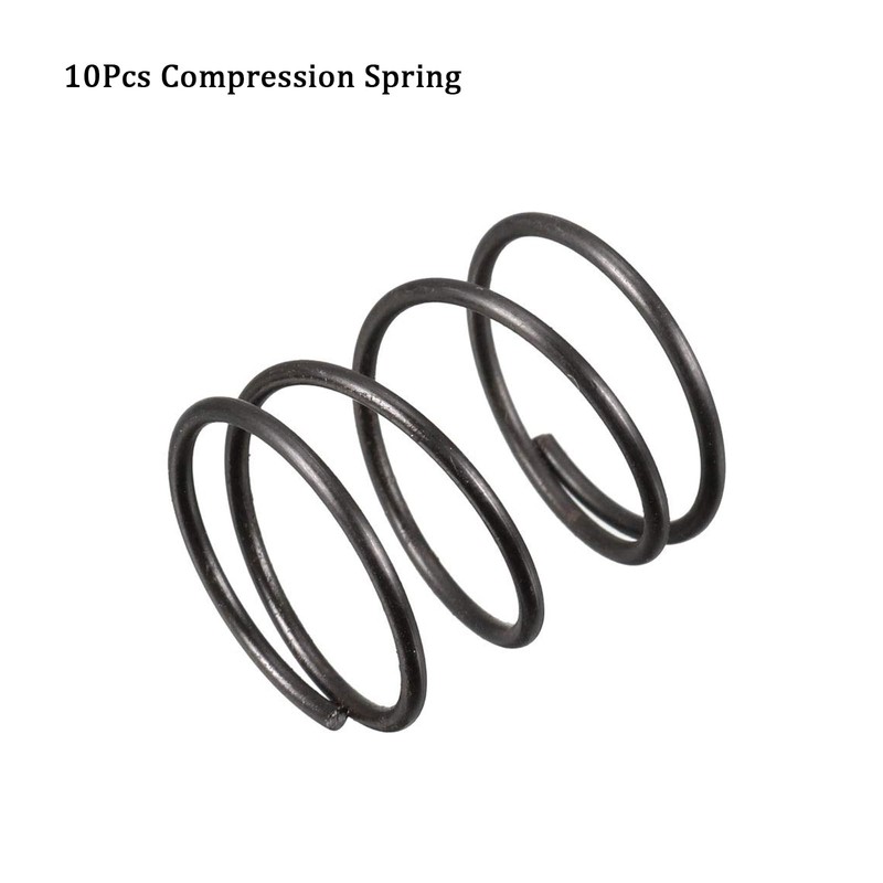 TA-VIGOR 10Pcs Extended Compressed Spring, 1.2mm Wire Dia, 16mm OD,