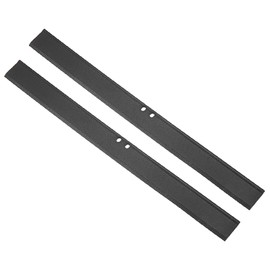 sourcing map 2Pcs 10 Inch Window Glass Shower Doors Replacement, Squeegee Rubber for Window Glass Shower Doors Tile Wall Cleaning, Black