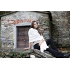Marenza Women's stole made of mixed cashmere, made in Italy,