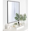 H & A Hans&Alice Bathroom Mirrors Wall Mounted, Modern Black