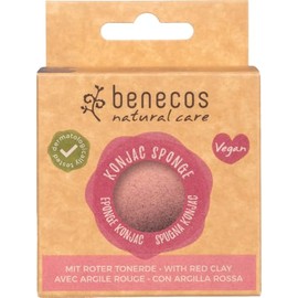 Benecos Konjac Sponge, Red Clay