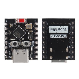 1PCS ESP32 ESP32-C3 Mini Development Board Pre-Soldered ESP32 C3 Supermini WiFi Bluetooth Module 160MHz Running Frequency 2.4GHz Wi-Fi & Bluetooth 5.0