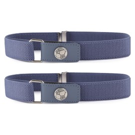 Ladeheid P15S Boys' Elastic Belt 1-6 Years 34-65 cm, Jeans/Ball
