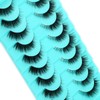 Clear Band Eyelashes Russian Volume Fluffy Strip Lashes 10 Pairs