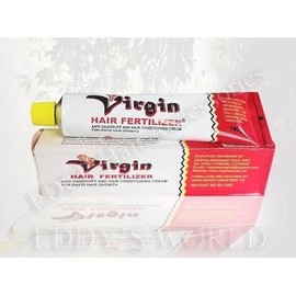 New Improved Virgin Hair Fertilizer Anti Dandruff And Conditioning Cream For Rapid And Healthy Hair Growth 125g by Virgin