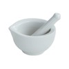 Porcelain Mortar and Pestle, Spice Garlic Herb Grinder,Mixing Grinding Bowl,