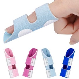 Leezmark 4 Férulas Para Dedos Para Mujeres Y Niñas, Férulas Para Dedos Para Artristas, Férulas Para Dedos Rotos, Férula Para Dedos En Gatillo