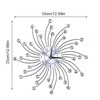ZPSHYD Wall Clock, Crystal Wall Clock Aluminum Sparkling Bling Metallic