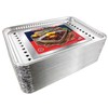 Pactogo 16" x 11" Aluminum Foil BBQ Gourmet Grill Topper