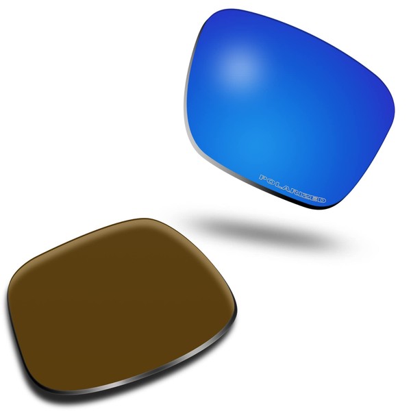 SOLODAD Replacement Lenses for Oakley Holbrook XL OO9417 Sunglasses Polarized-Shark