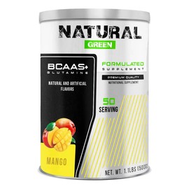 Bcaas  Glutamina Aminoácidos Natural Green 500g Sabores