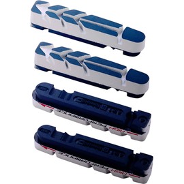 BBB BBS-28HP Road Bike Brake Shoes Ultra Stop High Performance Front and Rear Pair Blue