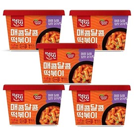 [Dong Won] God of Topokki Bowl Cheese Hot& Spicy Sweet & Spicy (120g/each) (Sweet & Spicy, 5)
