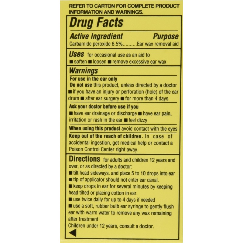 Ear Drops Earwax Removal Aid -- 0.5 fl oz By