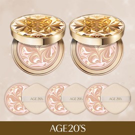 Age20s Age20's Essence Cover Pact Royal Gold Value Set: 2 Main Products + 3 Refills - No. 21 / 에이지투웨니스 에센스커버팩트 로얄골드 실속구성 본품2+리필3 - 21호