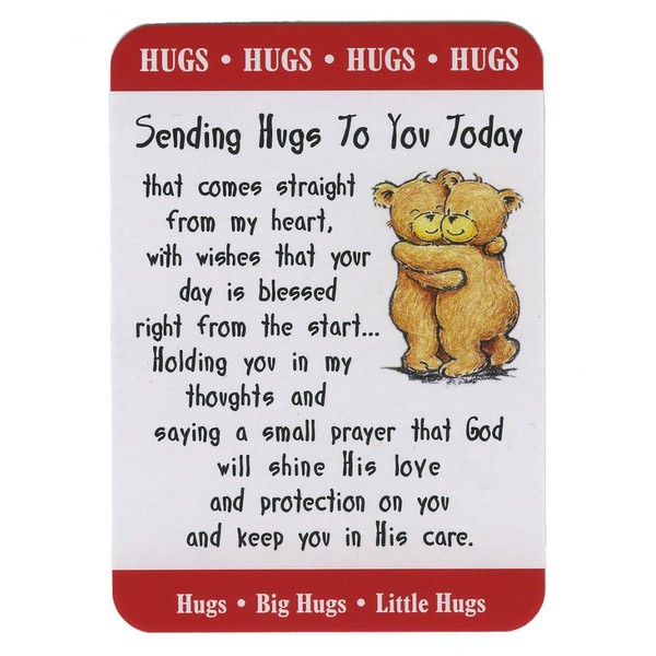 Hugs, Hugs, Hugs and Blessed Pocket Cards, Prayer Card (Pack of 25)