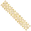 Grelucgo Embroidered and Appiqued Snowflake Table Runner for Christmas and