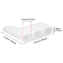 Vigorola Pinky Toe Separator Pinky Toe Cushion 3 Pairs Little Toe Straightener Gel Sup Soft Tailors Bunion Corrector for Preventing Rubbing & Relieve Pressure