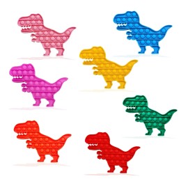 Unbranded Push Pop Bubble It Sensory Fidget push pop Toy Stress Relief Game SHIPS FROM USA - dinosaur bule