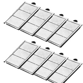 8 PCS Multi-Layer Filter Cotton for 2.5/3.5 Gal Fish Tank Replacement Aquarium Cartridges Fishbowl AccessoriesDefault: Default