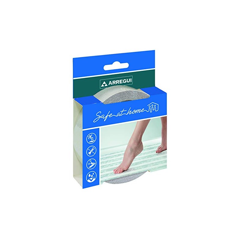 ARREGUI Nastro Antiscivolo Trasparente per Vasca da Bagno e Doccia,