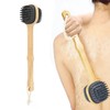 Long Handle Bath Brush with Handing Rope Silicone Shower Back