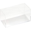 TRUSCO ACB-102010 5 Sided Acrylic Display Box, Rectangle, Length 39.4